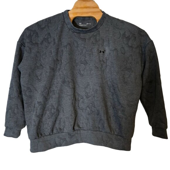 Under Armour Sweatshirt Size Medium Men's Gray Long‎ Sleeve - Picture 2 of 5